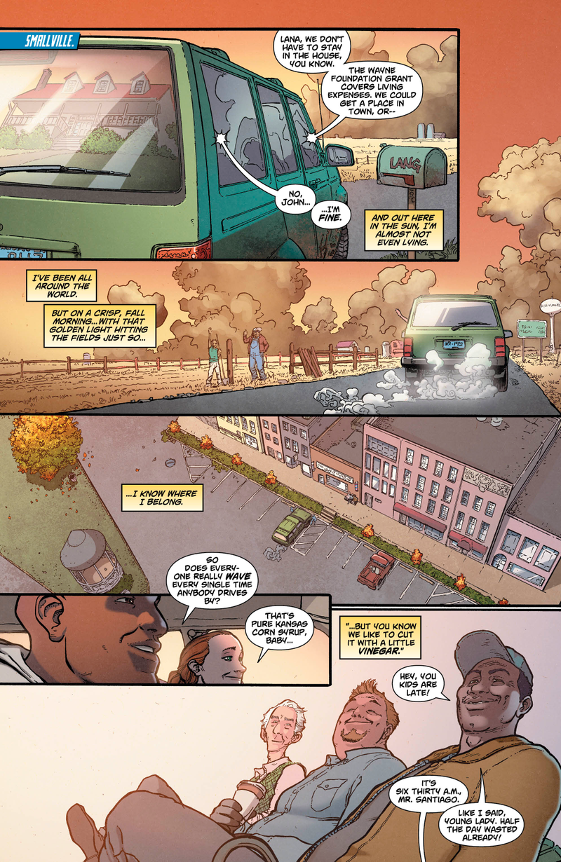 Illustration for article titled Exclusive DC preview: Smallville becomes āHorrorvilleā in Action Comics #36